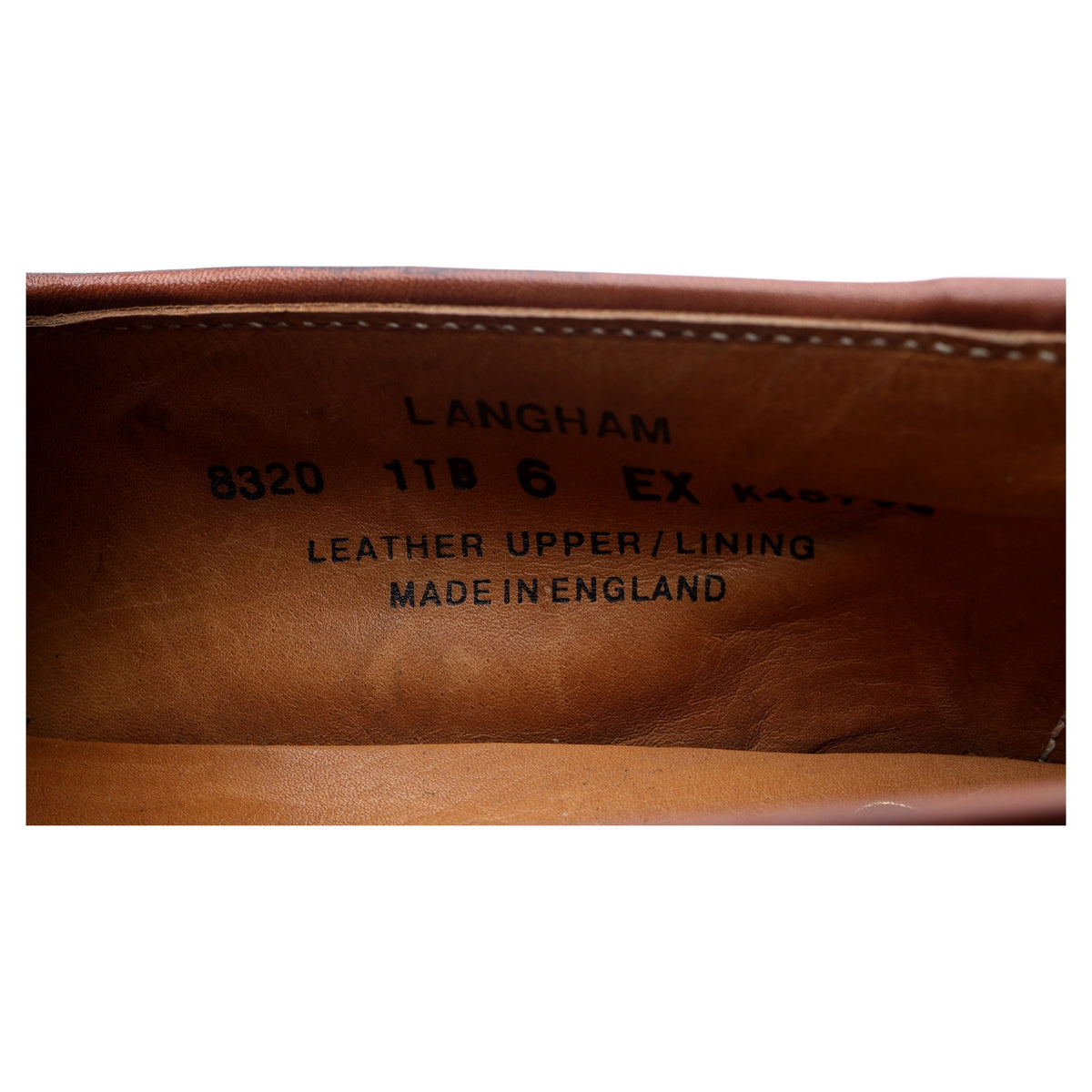 &#39;Langham&#39; Tan Brown Leather Tassel Loafers UK 6 EX