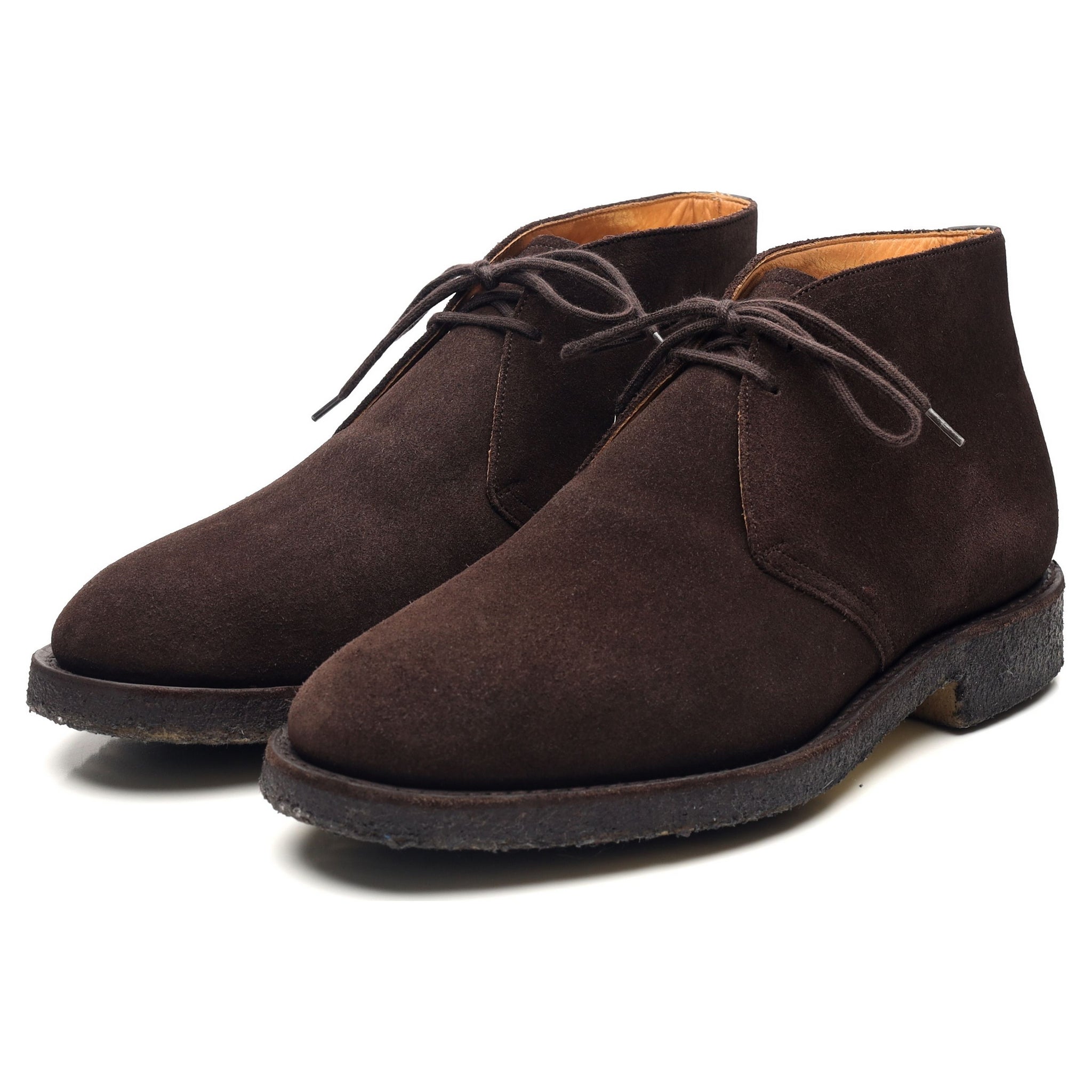 Ryder' Dark Brown Suede Chukka Boots UK 7 G - Abbot's Shoes