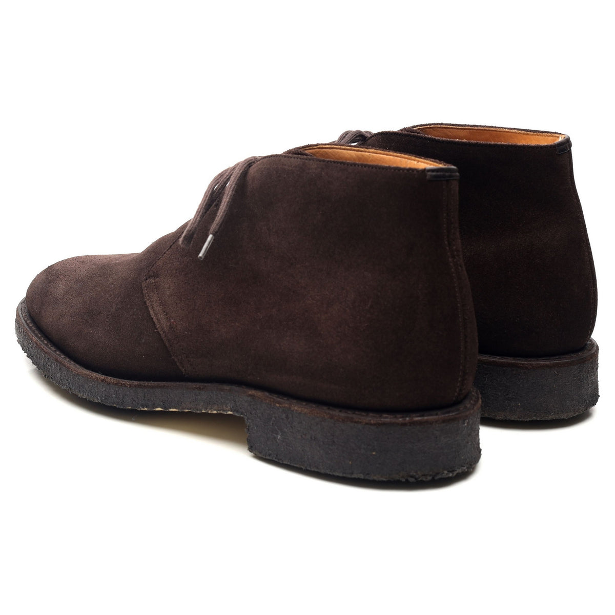 &#39;Ryder&#39; Dark Brown Suede Chukka Boots UK 7 G