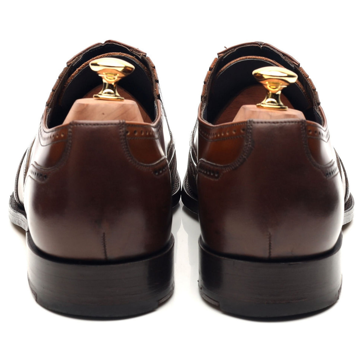 &#39;Trip&#39; Two Tone Brown Leather Brogues UK 10 G