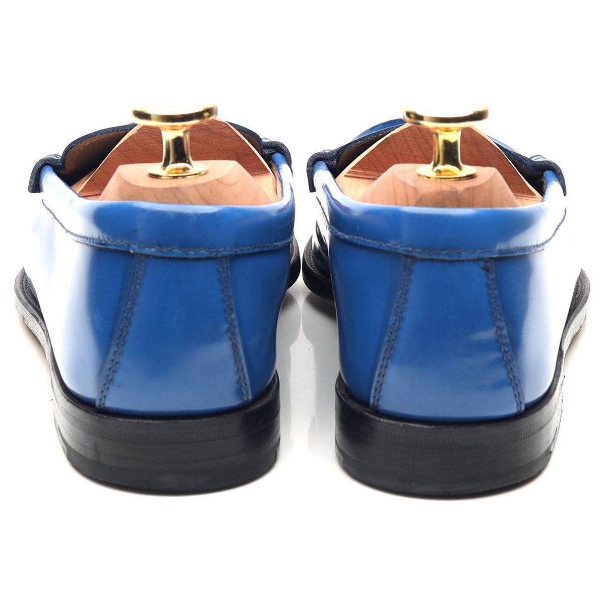 Women&#39;s &#39;Kara&#39; Blue Leather Loafers UK 3.5 EU 36.5