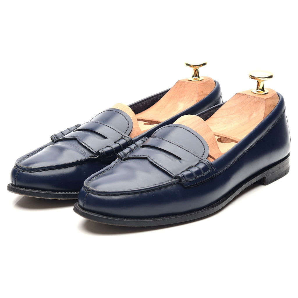 Penny Loafers Navy Loafer Shoes Womens Penny Loafers Women's