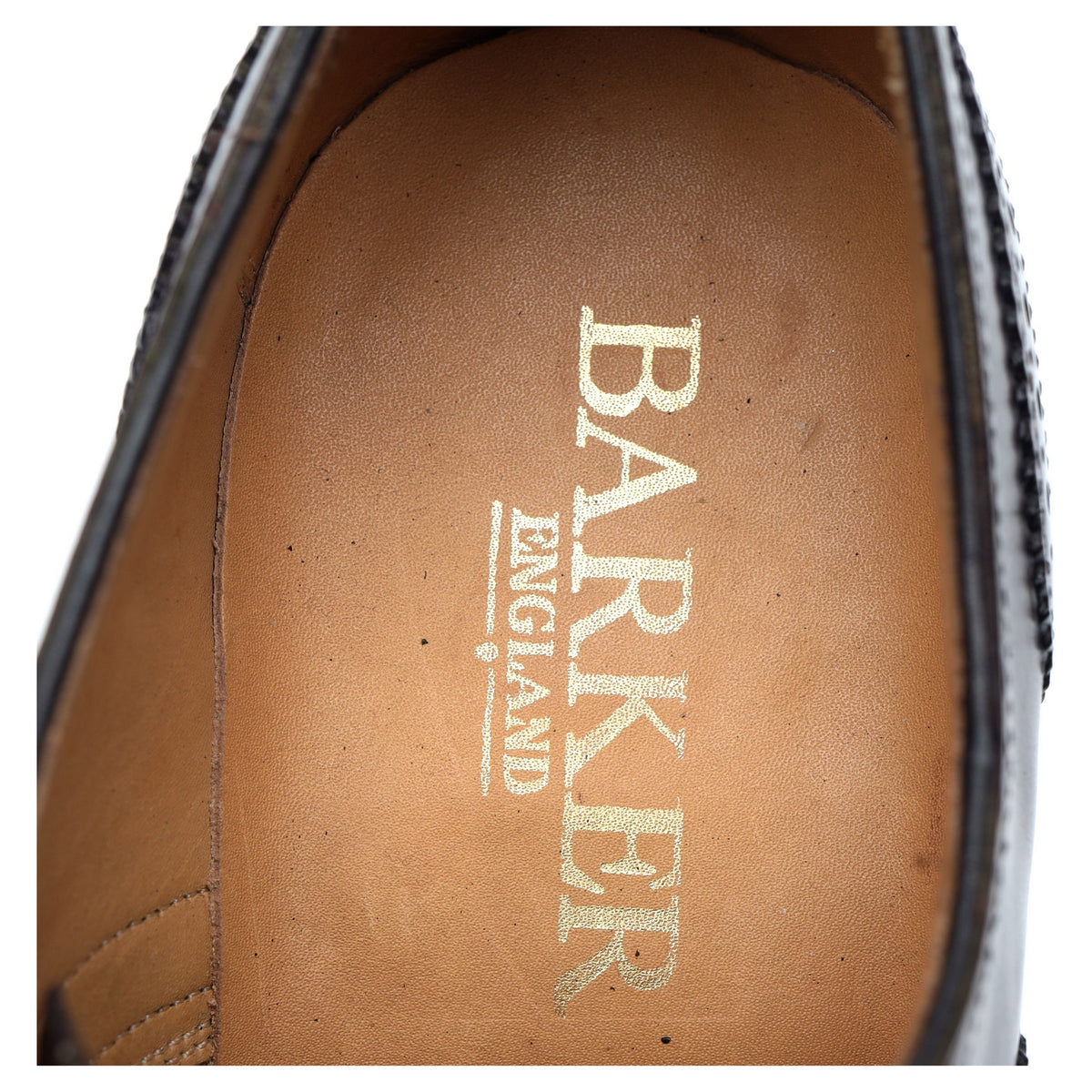 Dark Brown Leather Brogues UK 7.5 FX