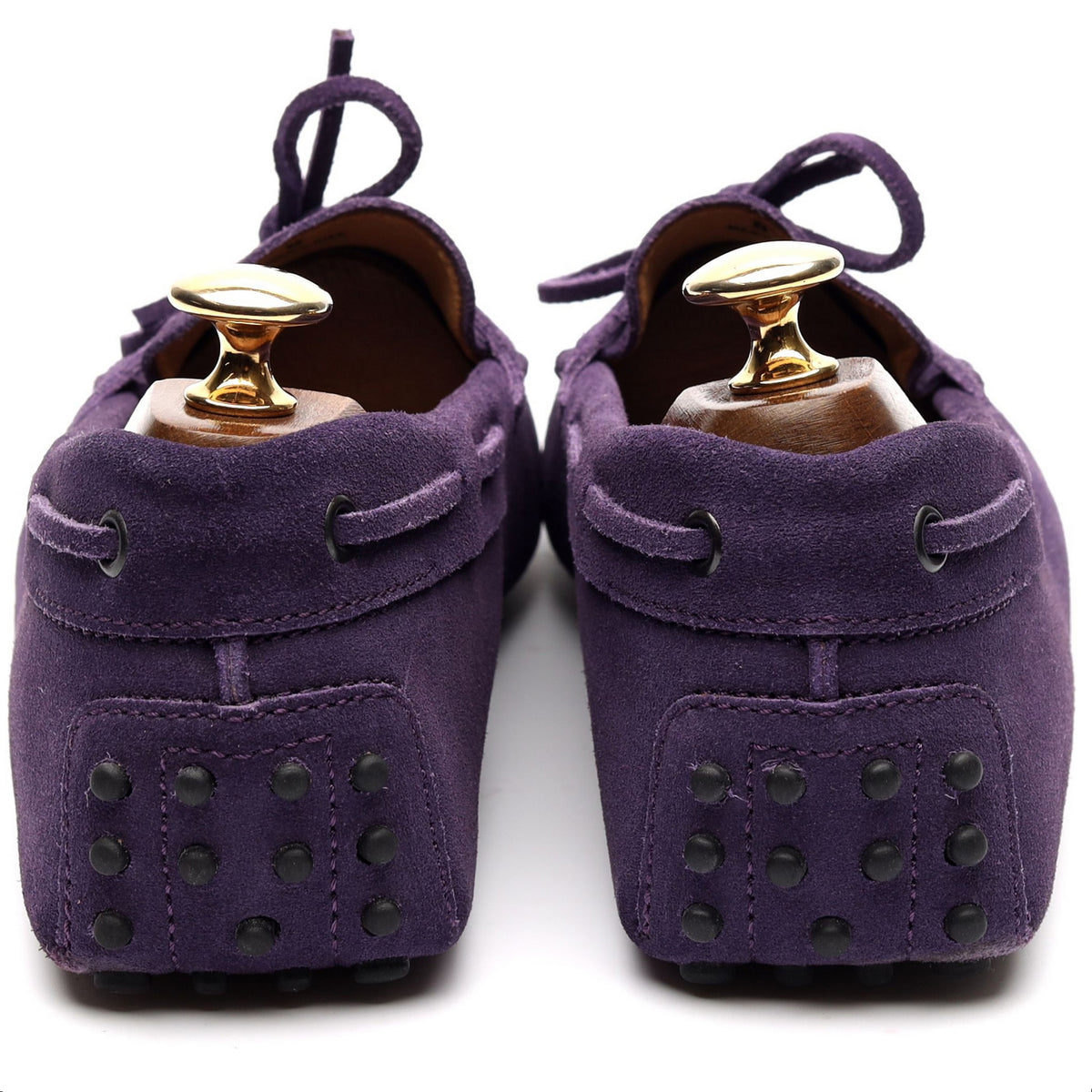 Purple on sale driving shoes