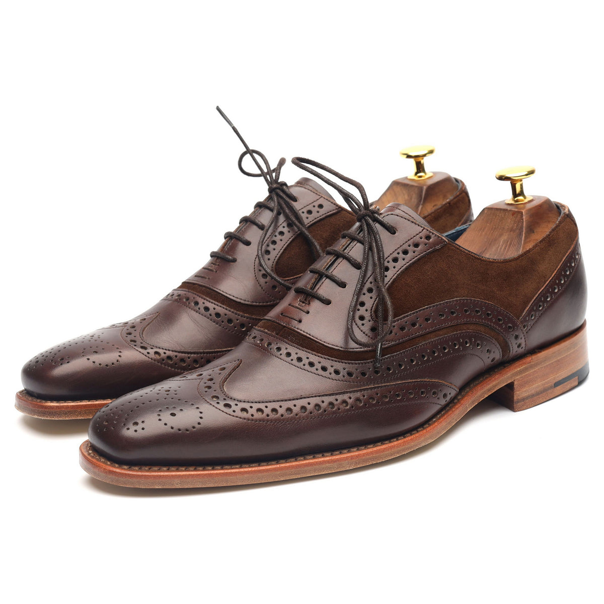 &#39;McClean&#39; Brown Leather Brogues UK 7 F