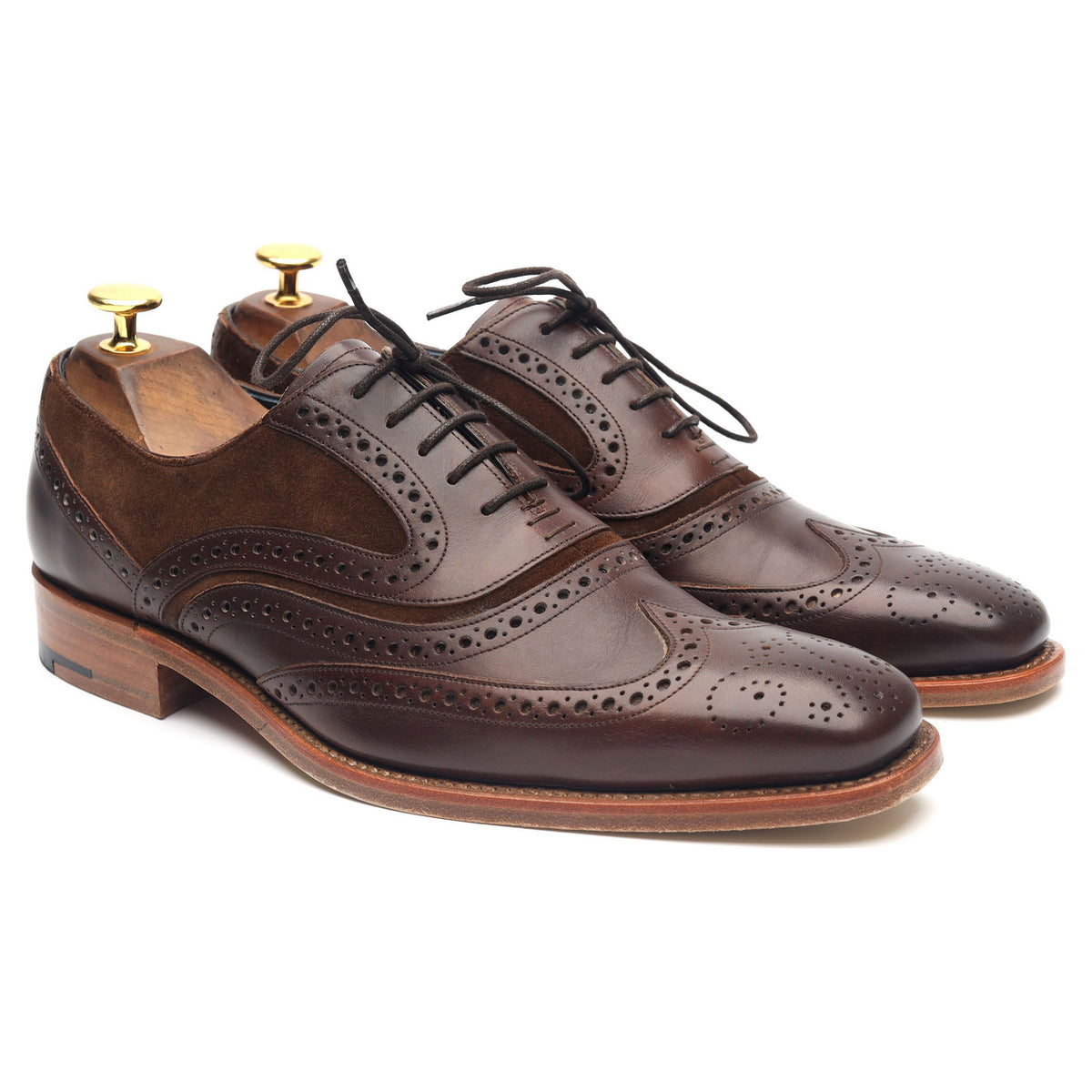 &#39;McClean&#39; Brown Leather Brogues UK 7 F