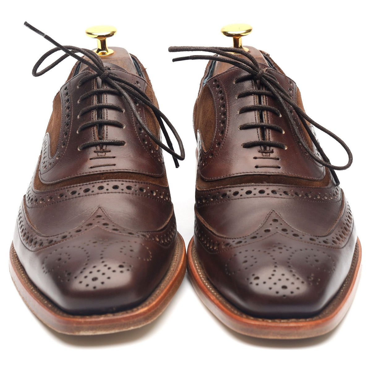 &#39;McClean&#39; Brown Leather Brogues UK 7 F