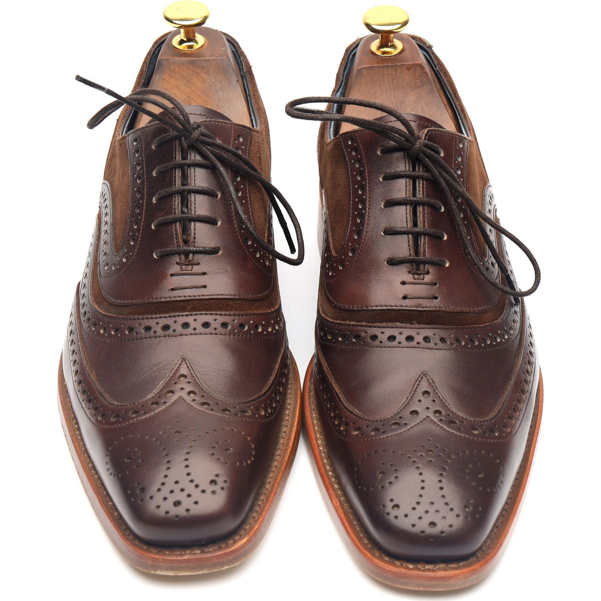 &#39;McClean&#39; Brown Leather Brogues UK 7 F