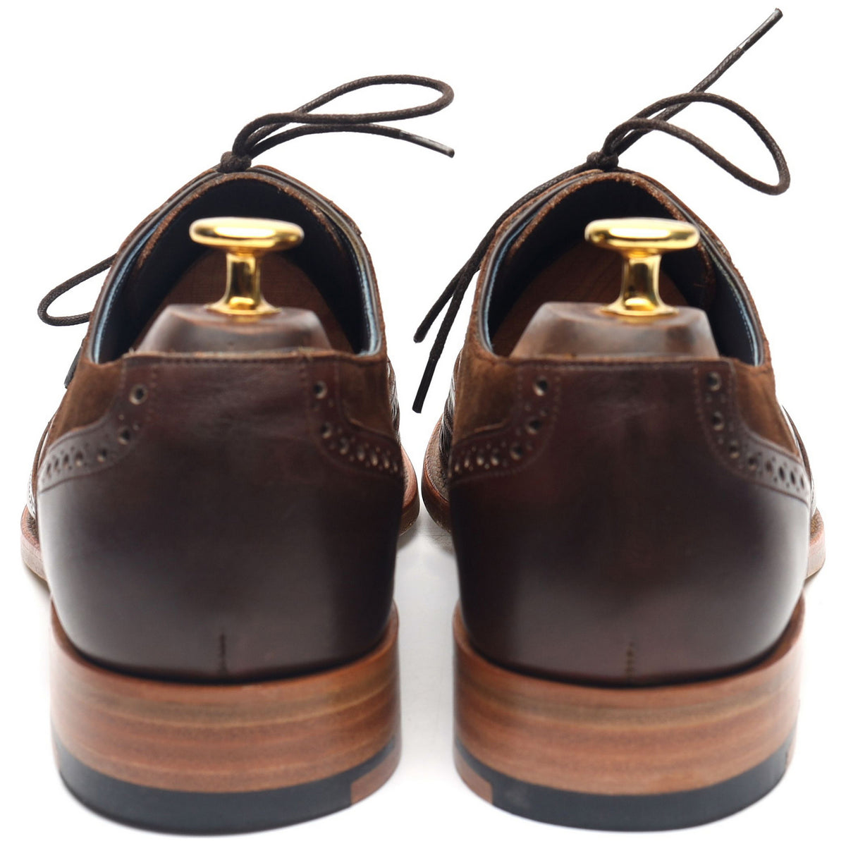 &#39;McClean&#39; Brown Leather Brogues UK 7 F