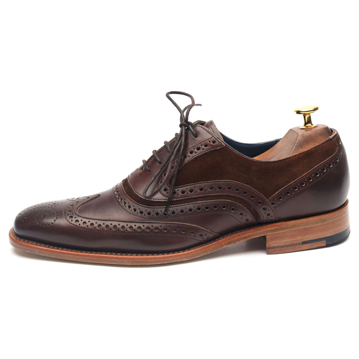 &#39;McClean&#39; Brown Leather Brogues UK 7 F