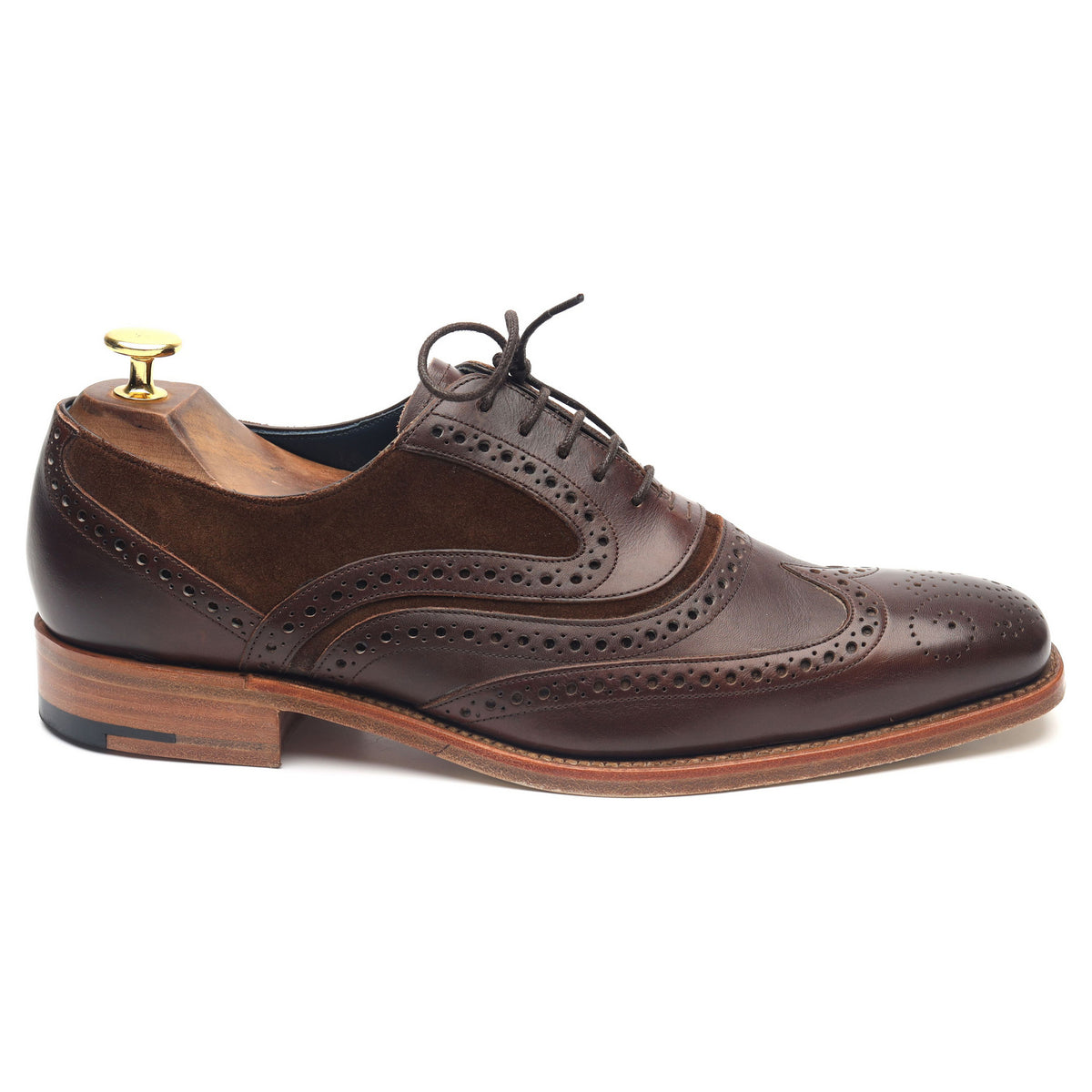 &#39;McClean&#39; Brown Leather Brogues UK 7 F