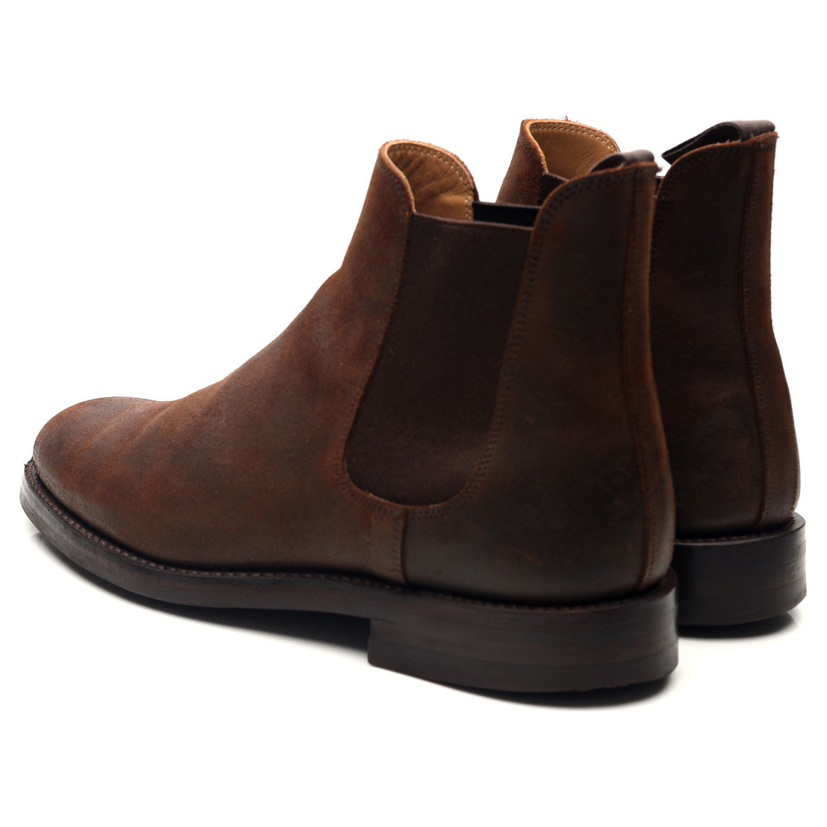 &#39;Chelsea 5&#39; Brown Rough-Out Suede Chelsea Boots UK 7.5 E