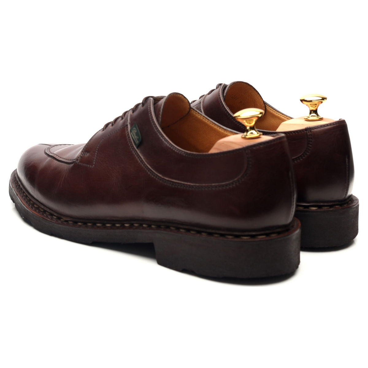 &#39;Avignon&#39; Dark Brown Leather Split Toe Derby UK 11