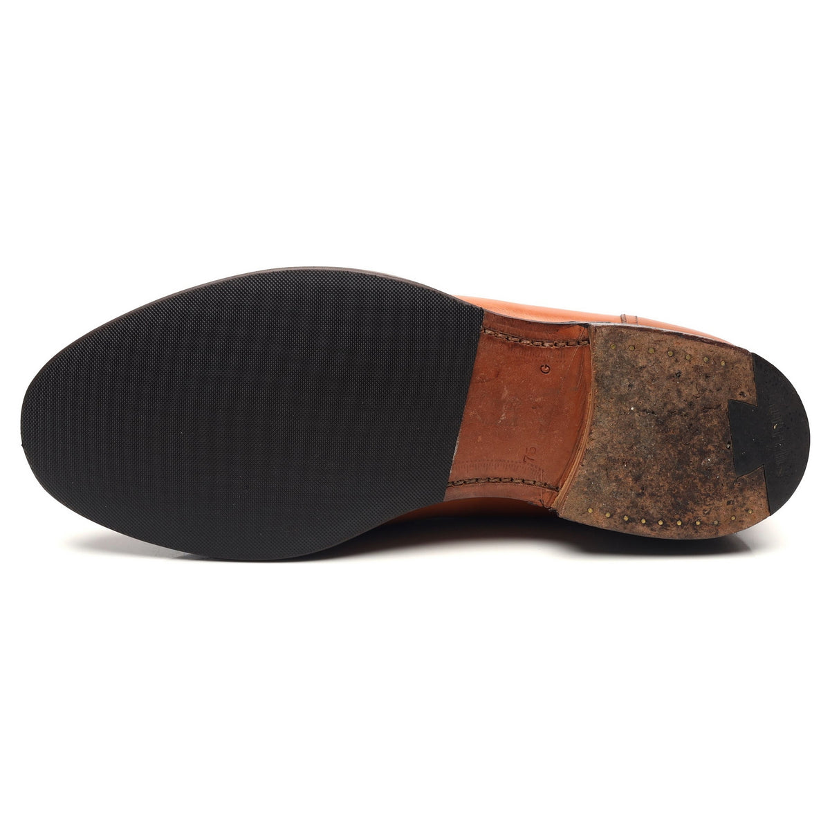 &#39;Salisbury&#39; Tan Brown Leather Loafers UK 7.5 G