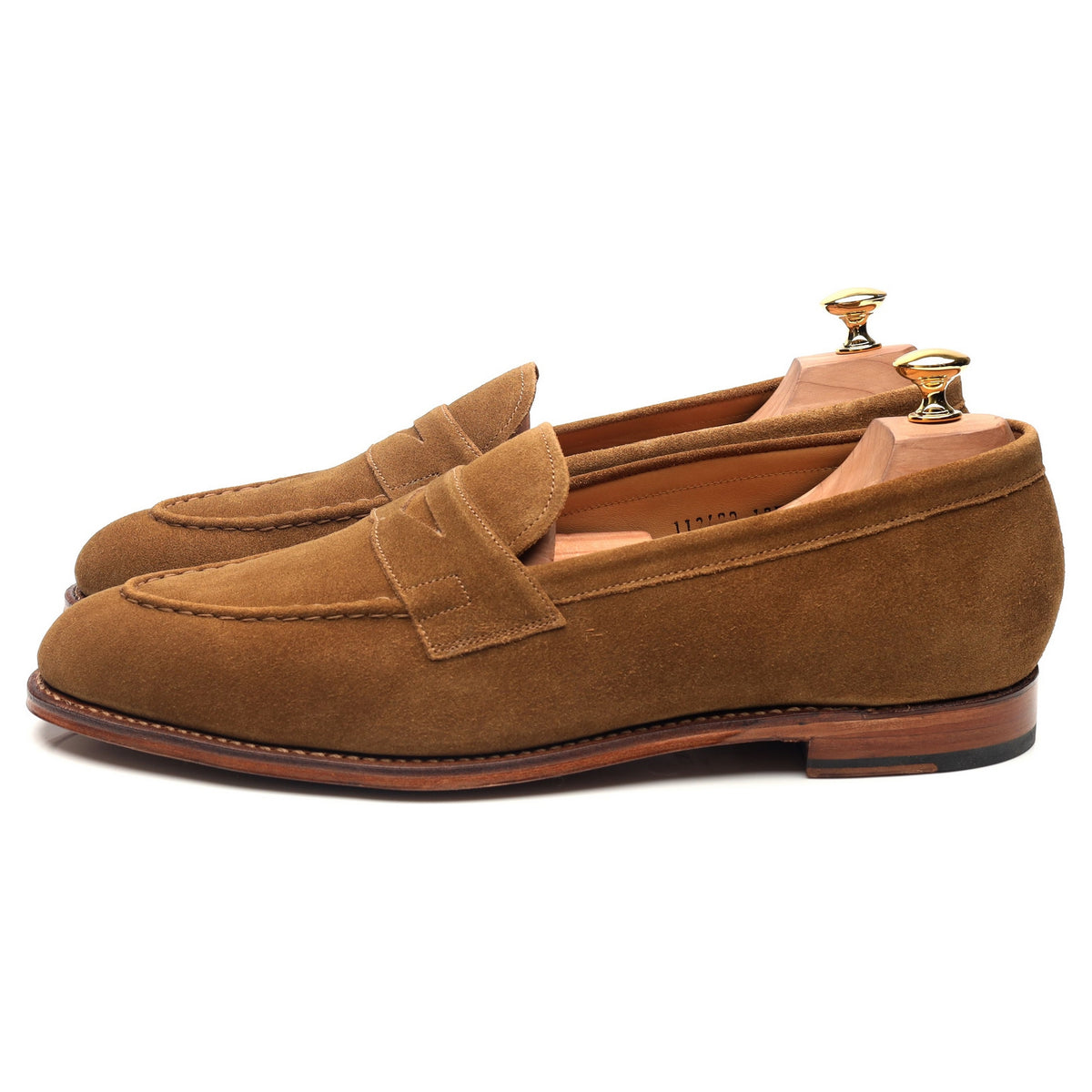 &#39;Lloyd&#39; Tan Brown Suede Loafers UK 10.5 E