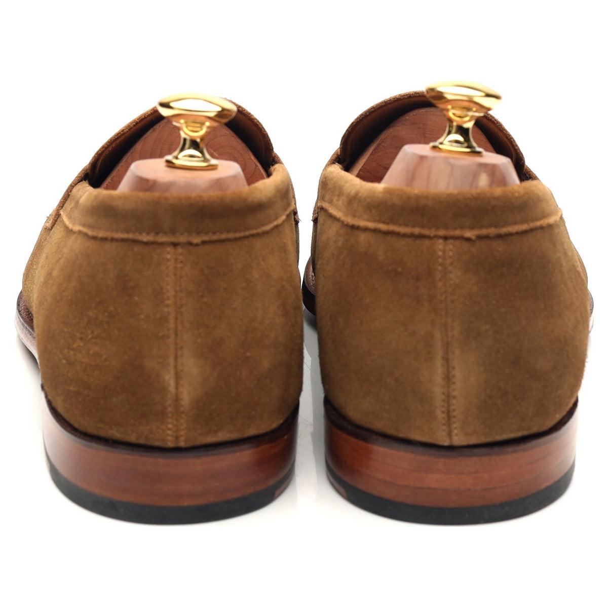 &#39;Lloyd&#39; Tan Brown Suede Loafers UK 10.5 E