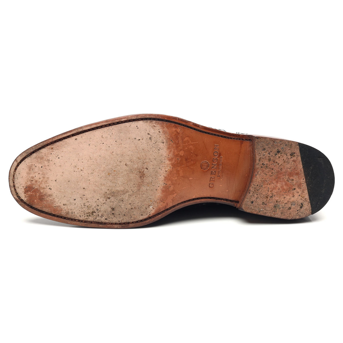 &#39;Dylan&#39; Black Leather Brogues UK 9.5 F