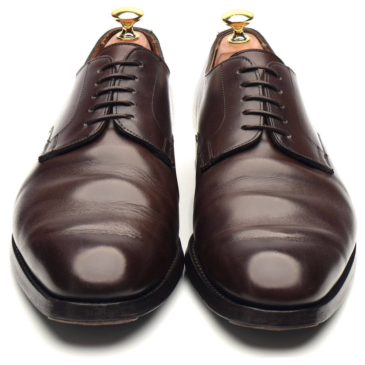&#39;Albany II&#39; Dark Brown Leather Derby UK 8.5 F