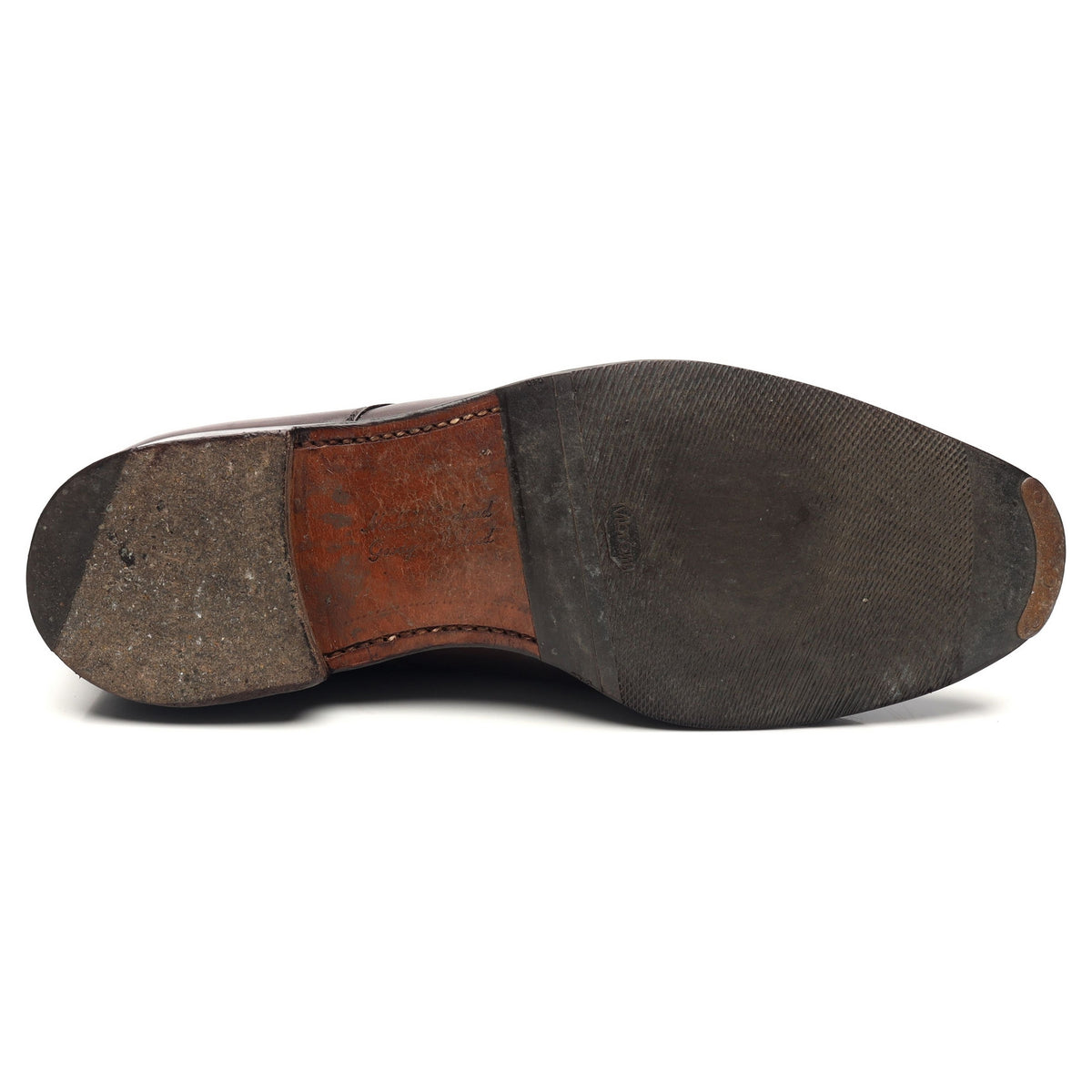 &#39;Albany II&#39; Dark Brown Leather Derby UK 8.5 F