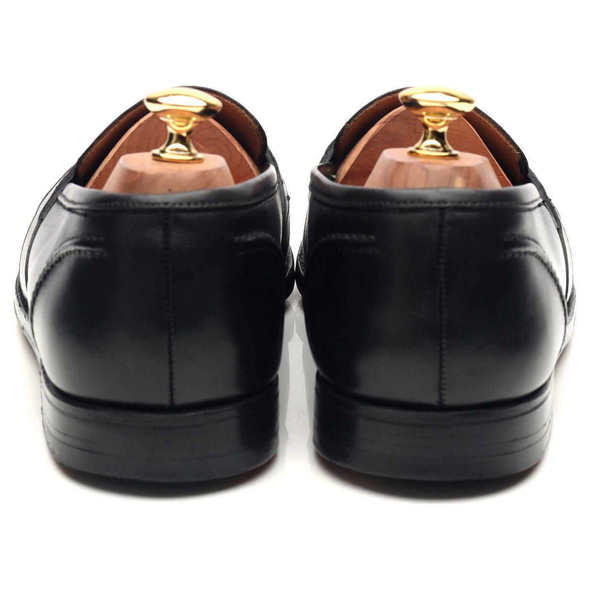 Anglo Italian &#39;Bradbourne&#39; Black Leather Loafers UK 10 E