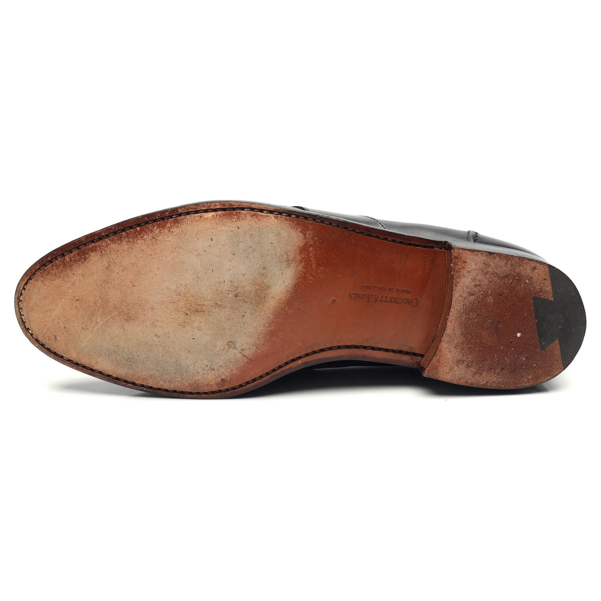 Anglo Italian &#39;Bradbourne&#39; Black Leather Loafers UK 10 E