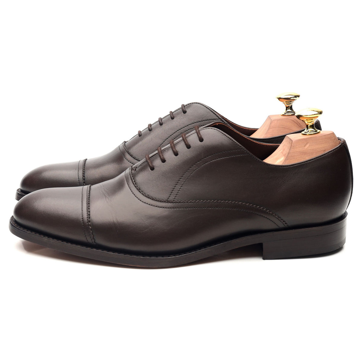 Dark Brown Leather Oxford UK 8 G