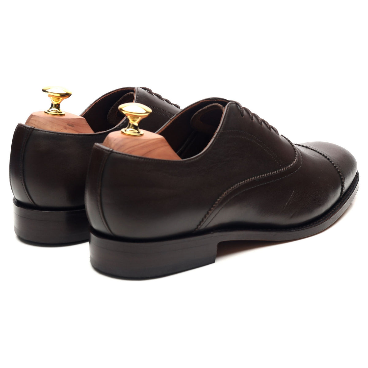 Dark Brown Leather Oxford UK 8 G