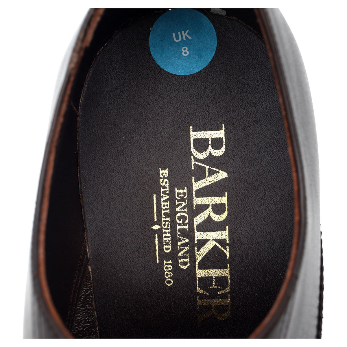 Dark Brown Leather Oxford UK 8 G