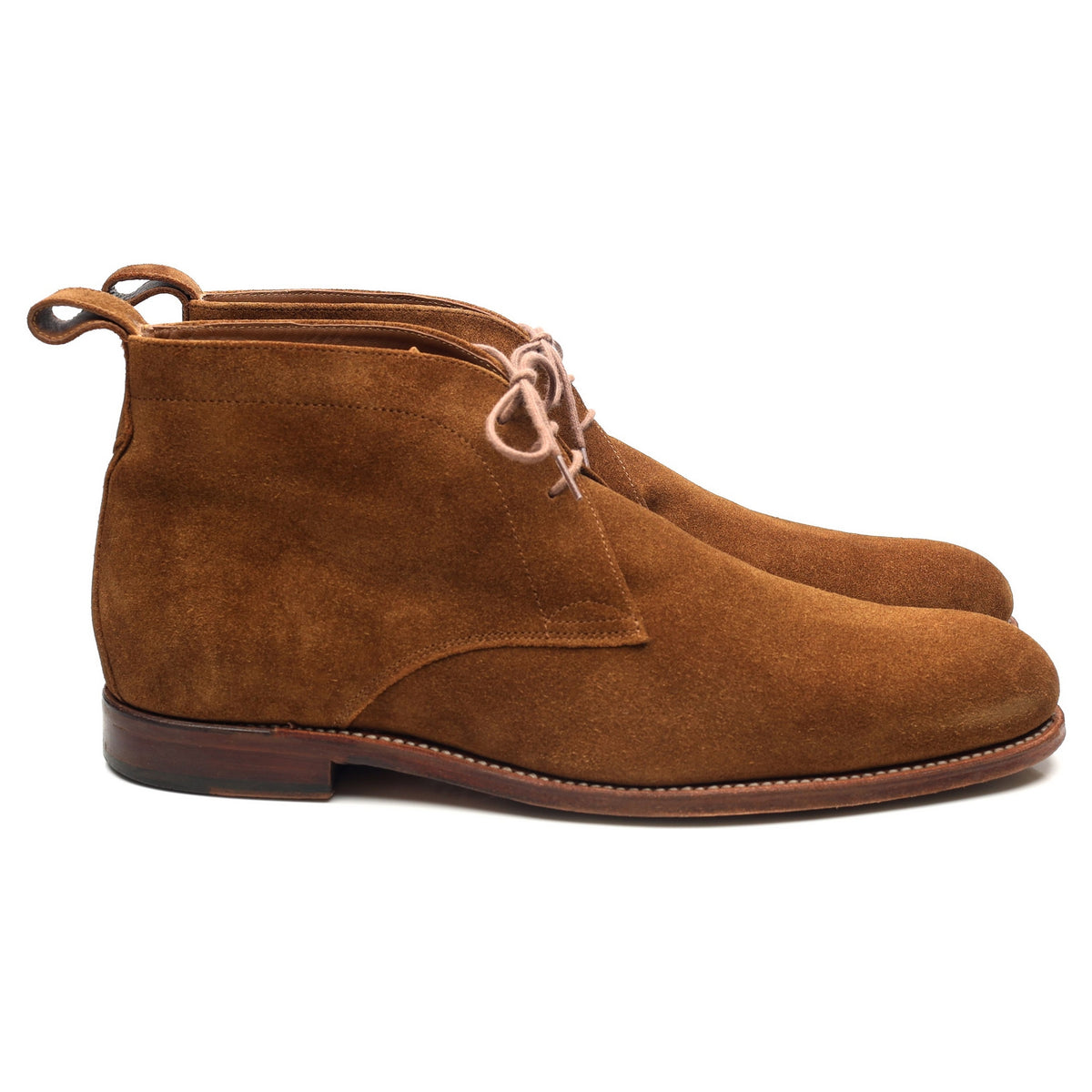 &#39;Marcus&#39; Tan Brown Suede Chukka Boots UK 9.5 F