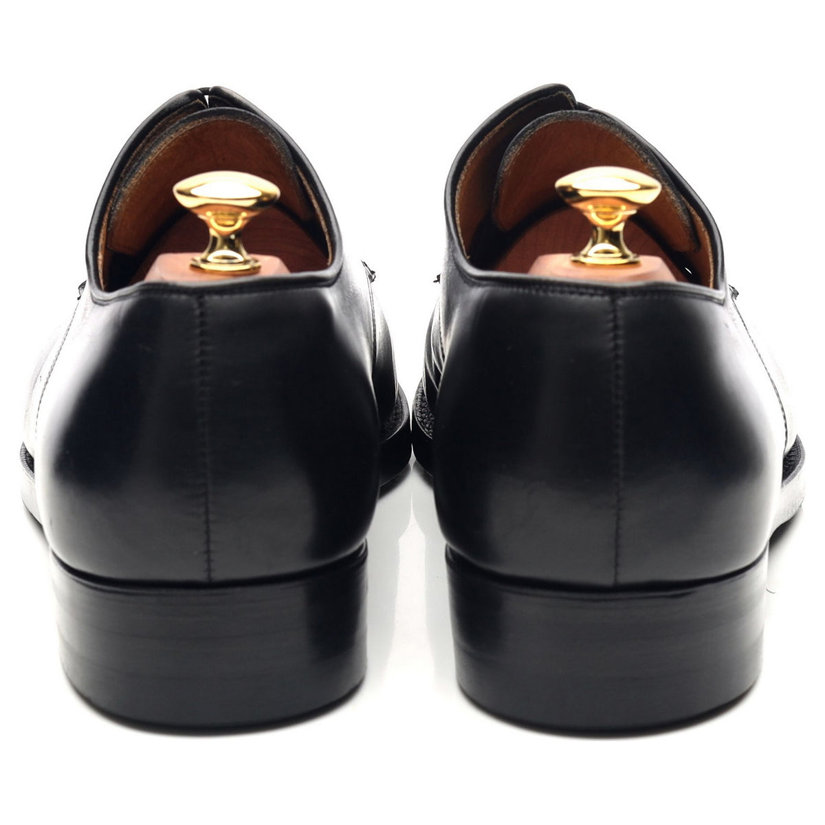 &#39;Bradford&#39; Black Leather Derby UK 9.5 G