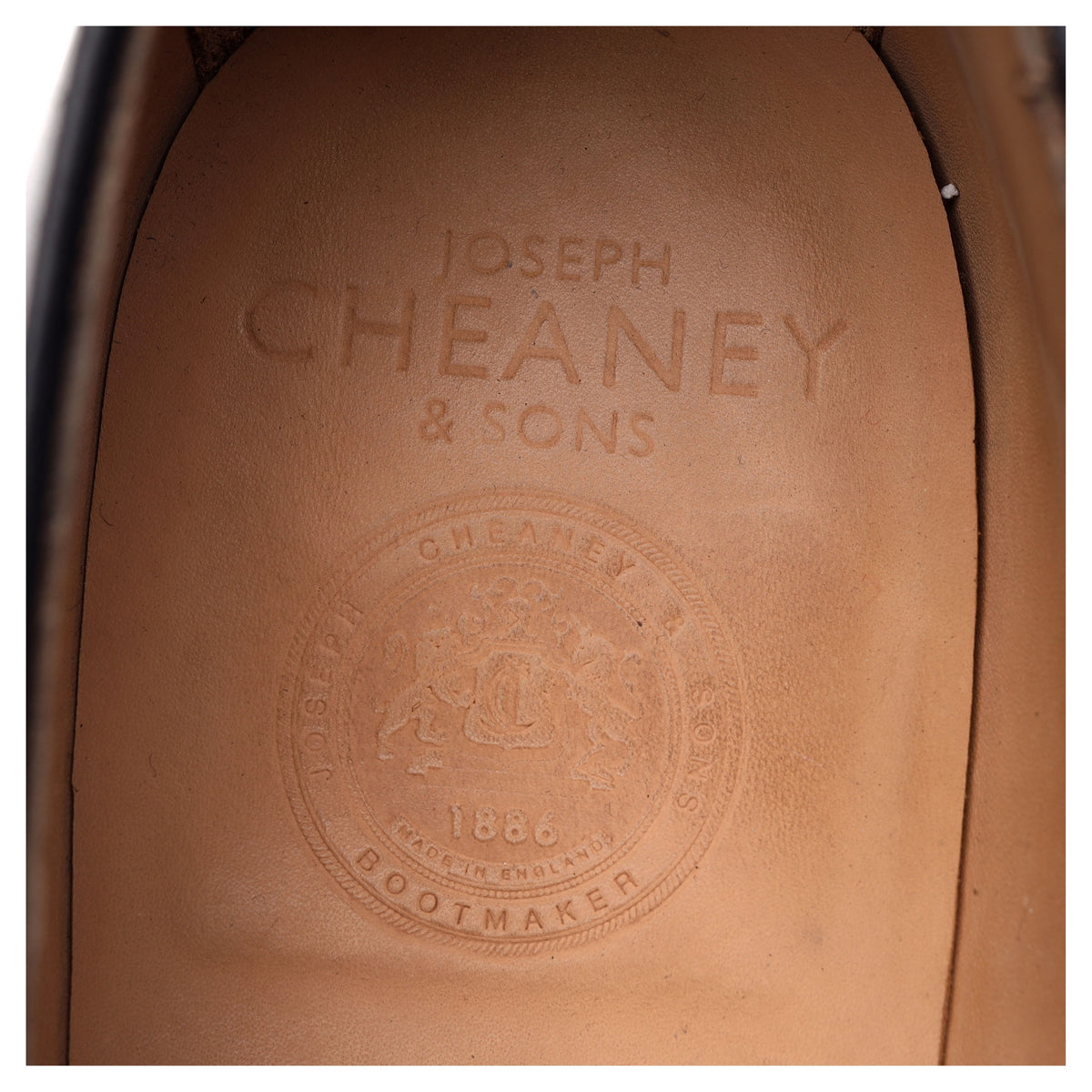 &#39;Gracechurch&#39; Dark Brown Leather Loafers UK 10.5 F