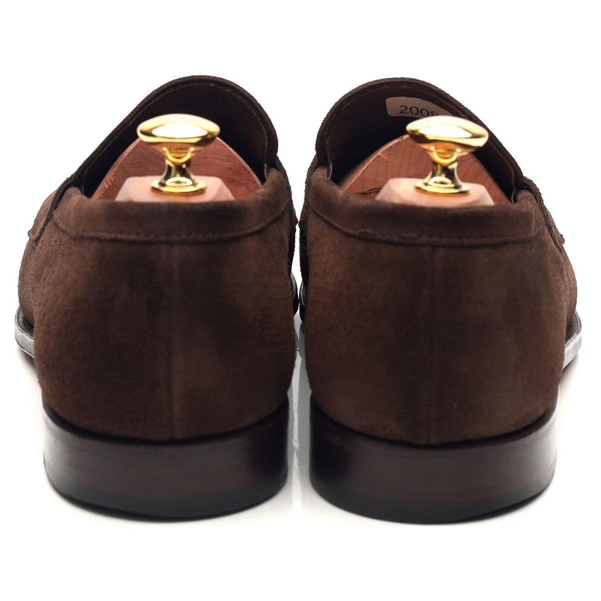 &#39;80579&#39; Dark Brown Suede Loafers UK 9.5 EE