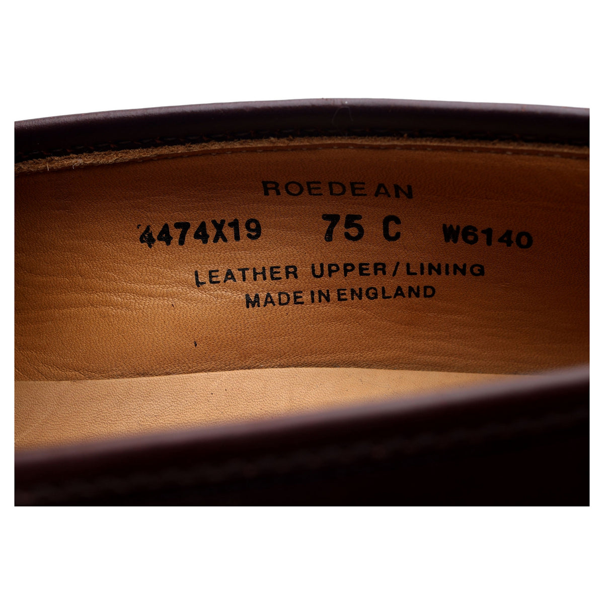 Women&#39;s &#39;Roedean&#39; Burgundy Leather Loafers UK 6 C