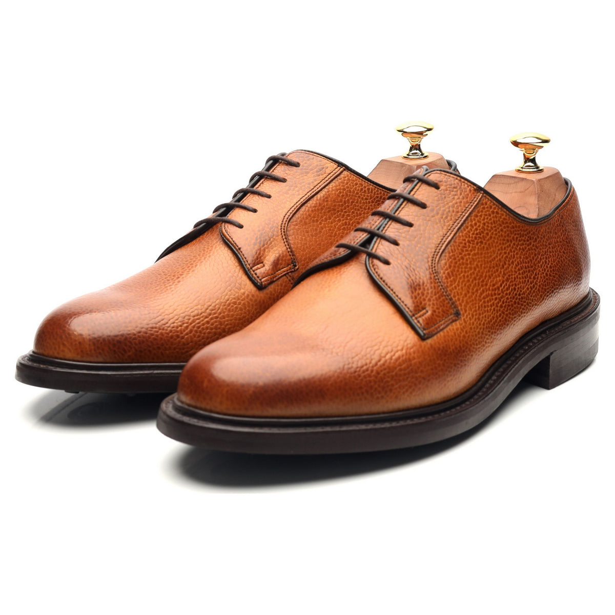 &#39;Nairn&#39; Tan Brown Leather Derby UK 9 F