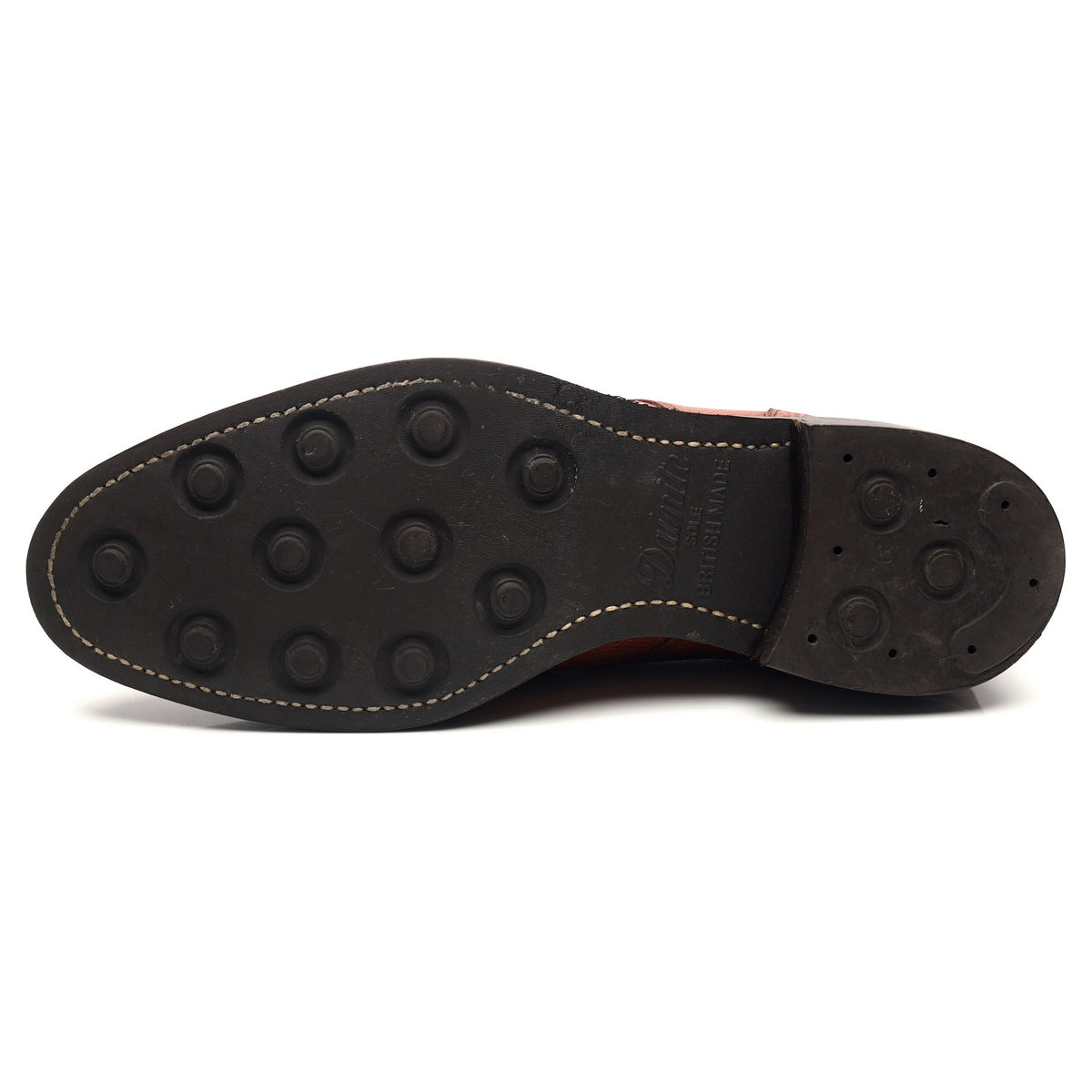 &#39;Chiswick&#39; Tan Brown Leather Split Toe Derby UK 8.5 F