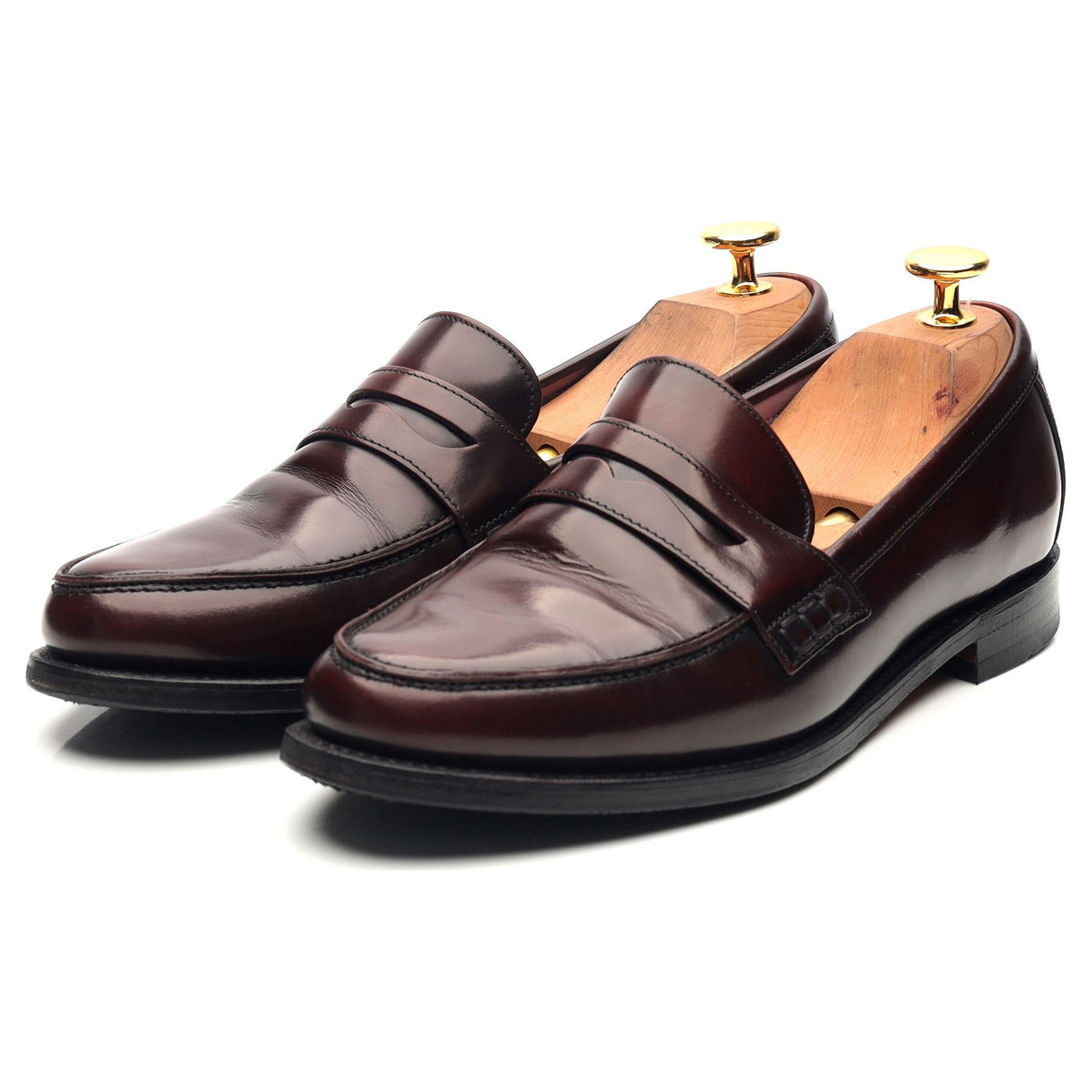 Women&#39;s Burgundy Leather Loafer UK 5.5 D