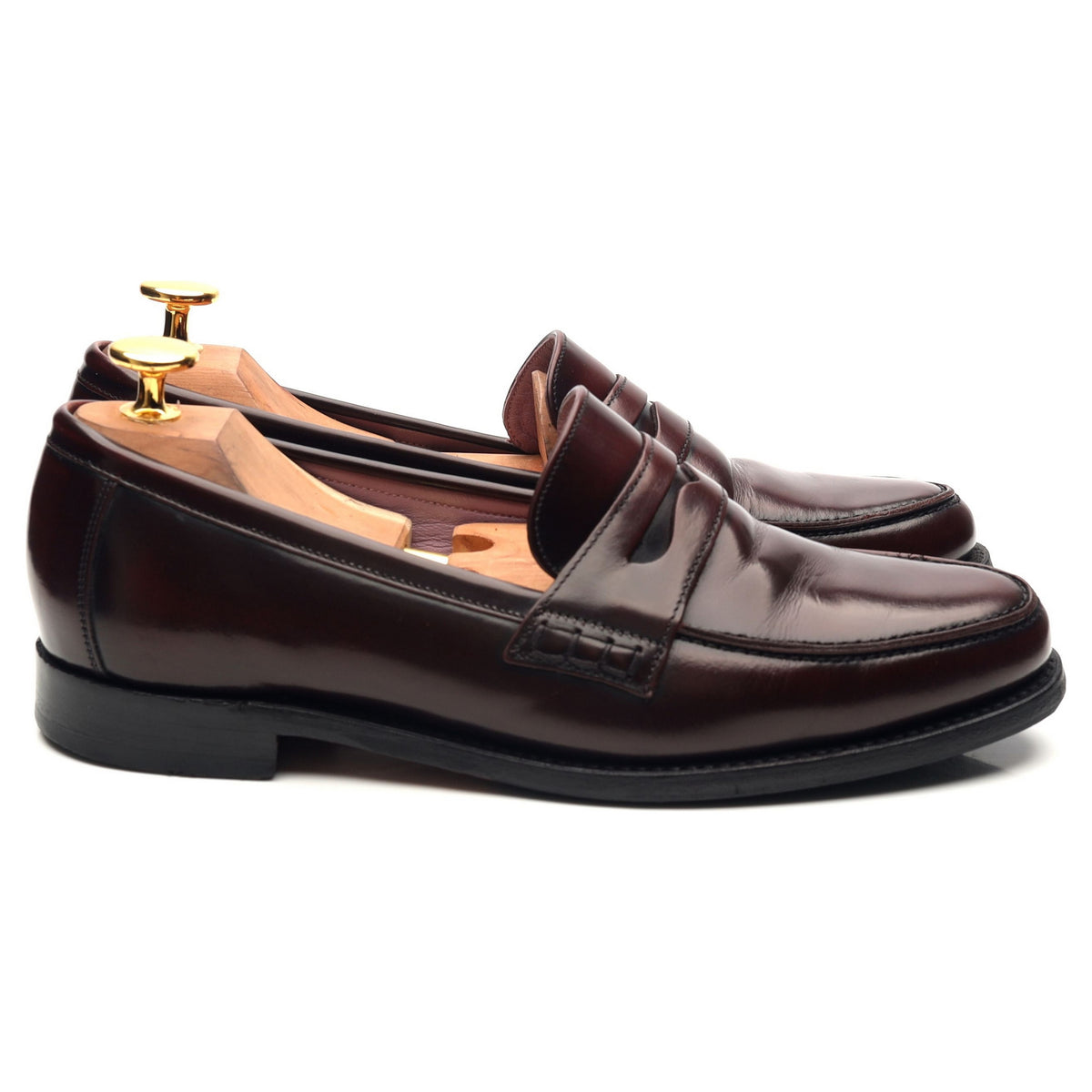 Women&#39;s Burgundy Leather Loafer UK 5.5 D
