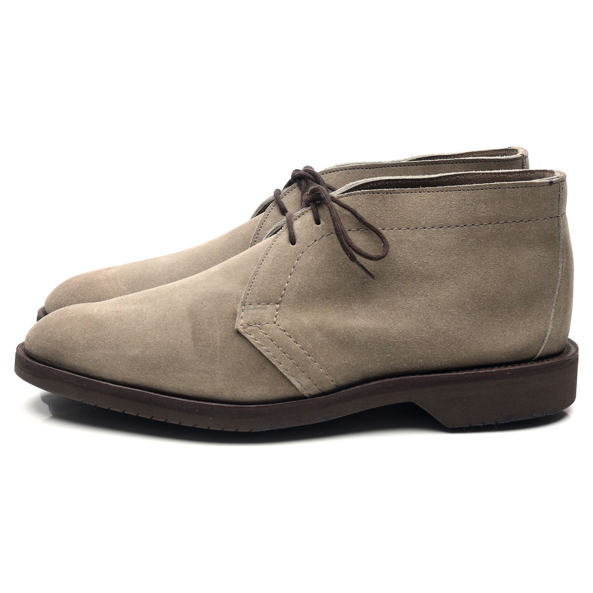 &#39;Polo&#39; Grey Suede Chukka Boots UK 9