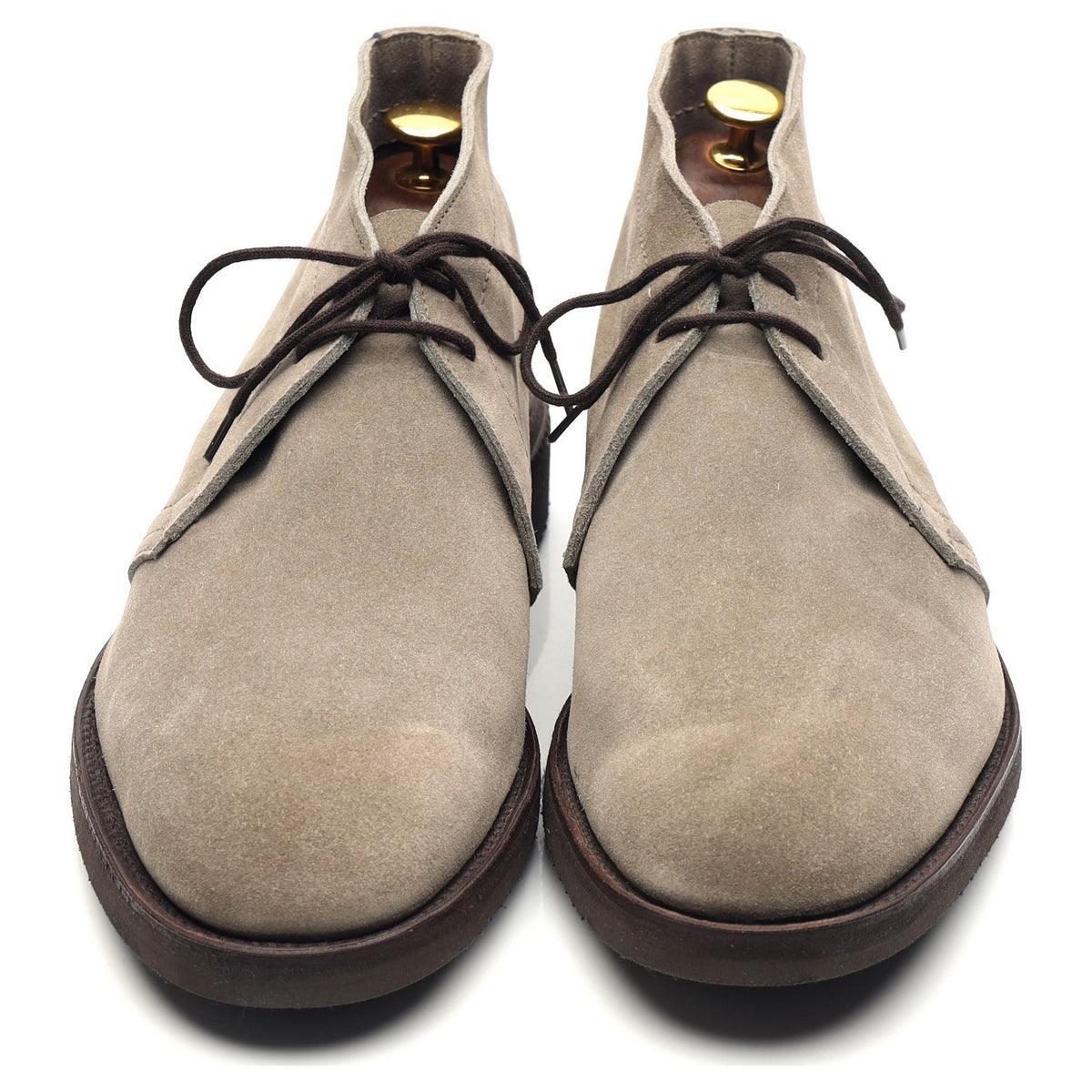 &#39;Polo&#39; Grey Suede Chukka Boots UK 9