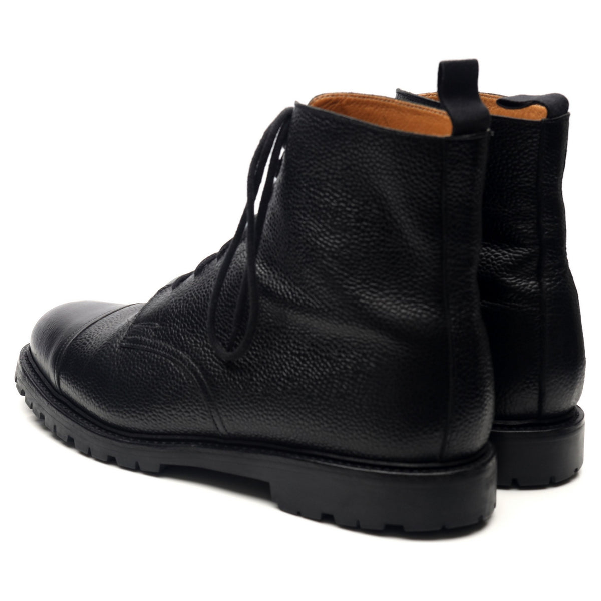 &#39;Coniston&#39; Black Leather Boots UK 10 E