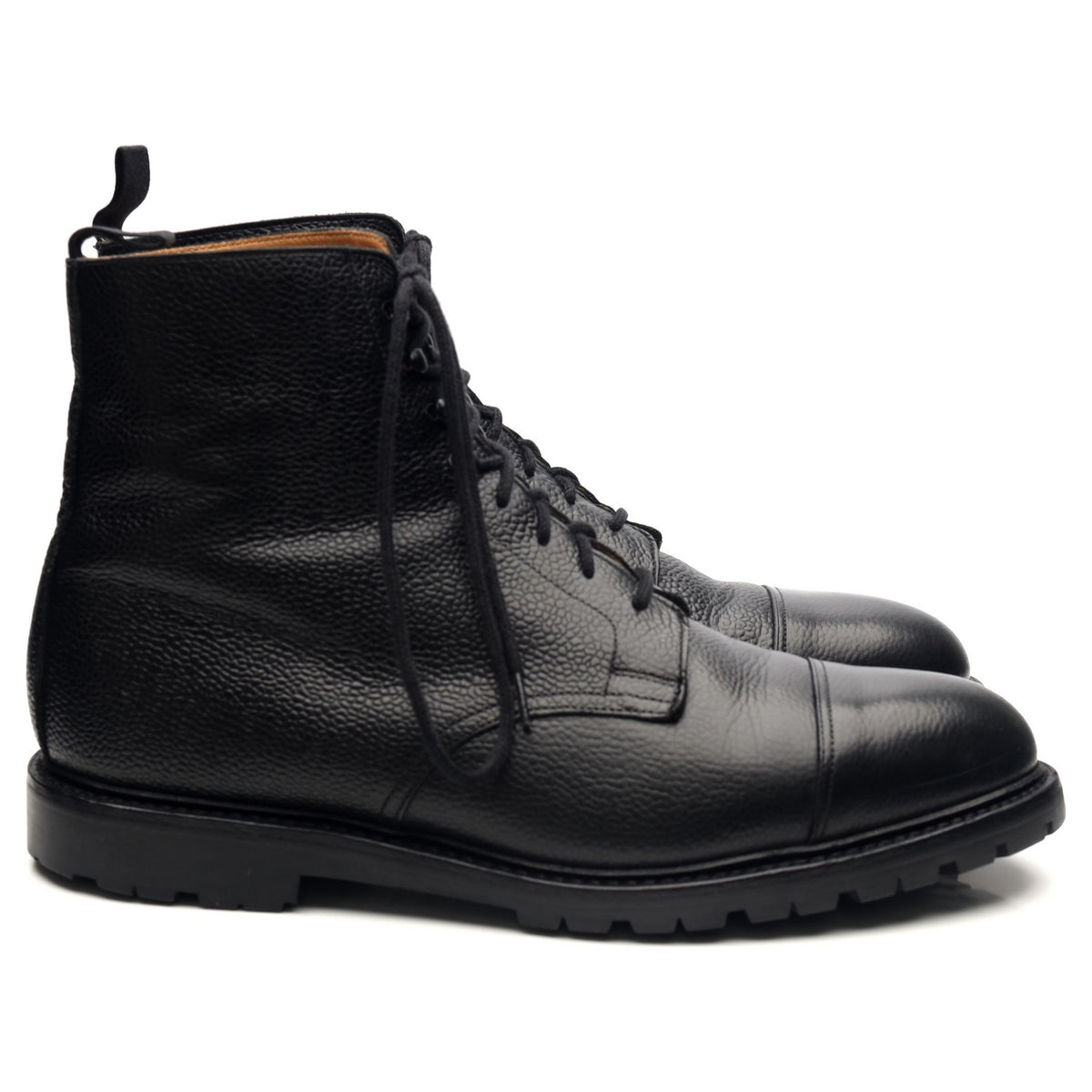 &#39;Coniston&#39; Black Leather Boots UK 10 E