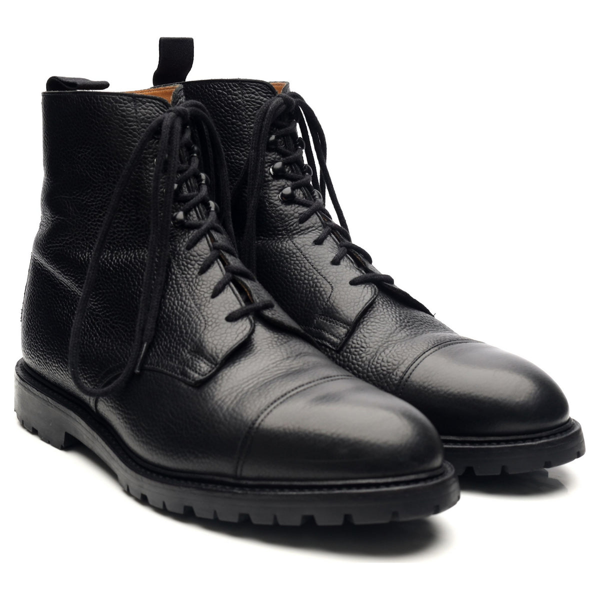 &#39;Coniston&#39; Black Leather Boots UK 10 E