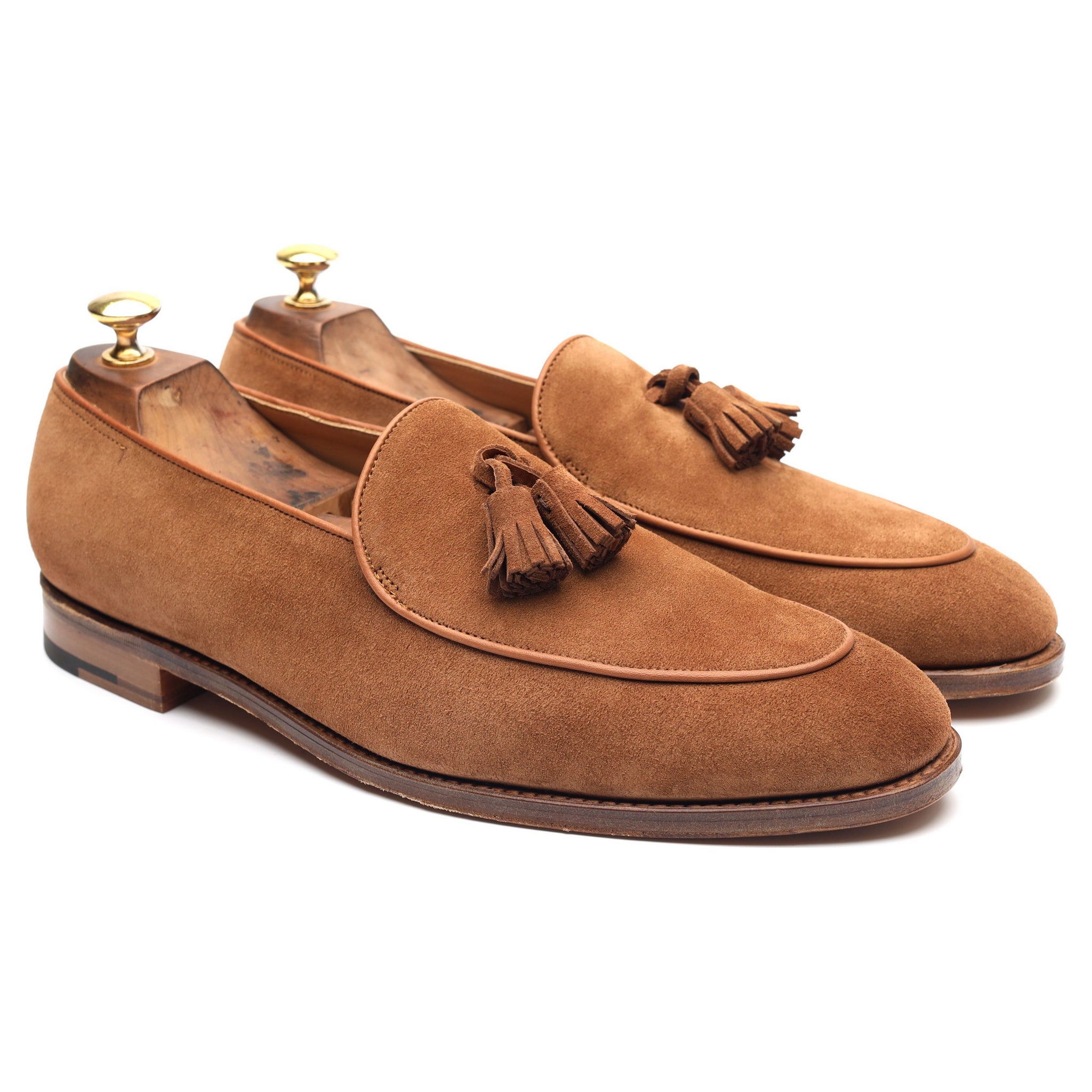 Mens tan suede 2025 loafers uk