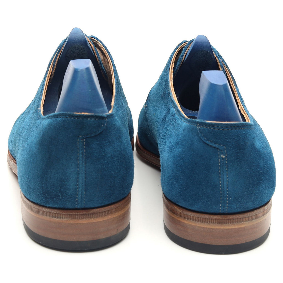 Paul Smith &#39;Willoughby&#39; Blue Suede Derby UK 5.5 EE