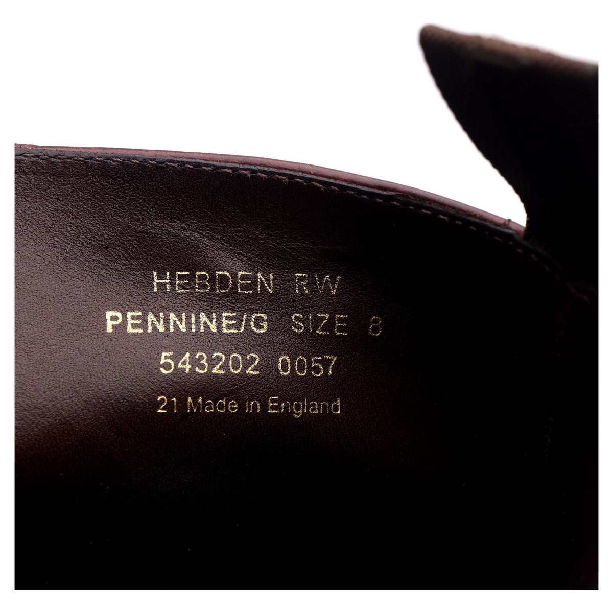 1880 &#39;Hebden&#39; Burgundy Derby Boots UK 8 G
