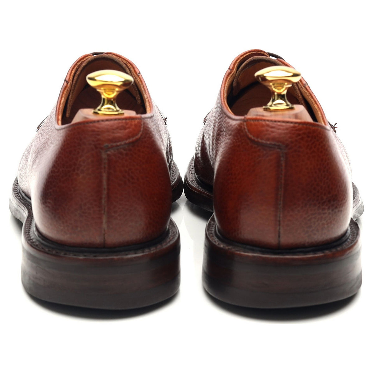 New &amp; Lingwood Tan Brown Leather Derby UK 8 F