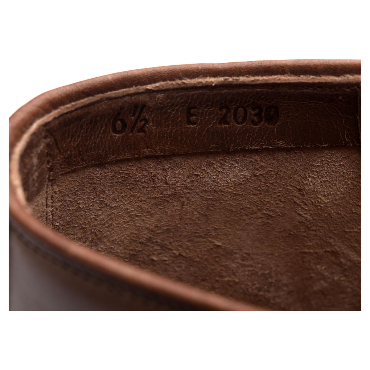 Light Brown Leather Service Boots UK 6.5 E