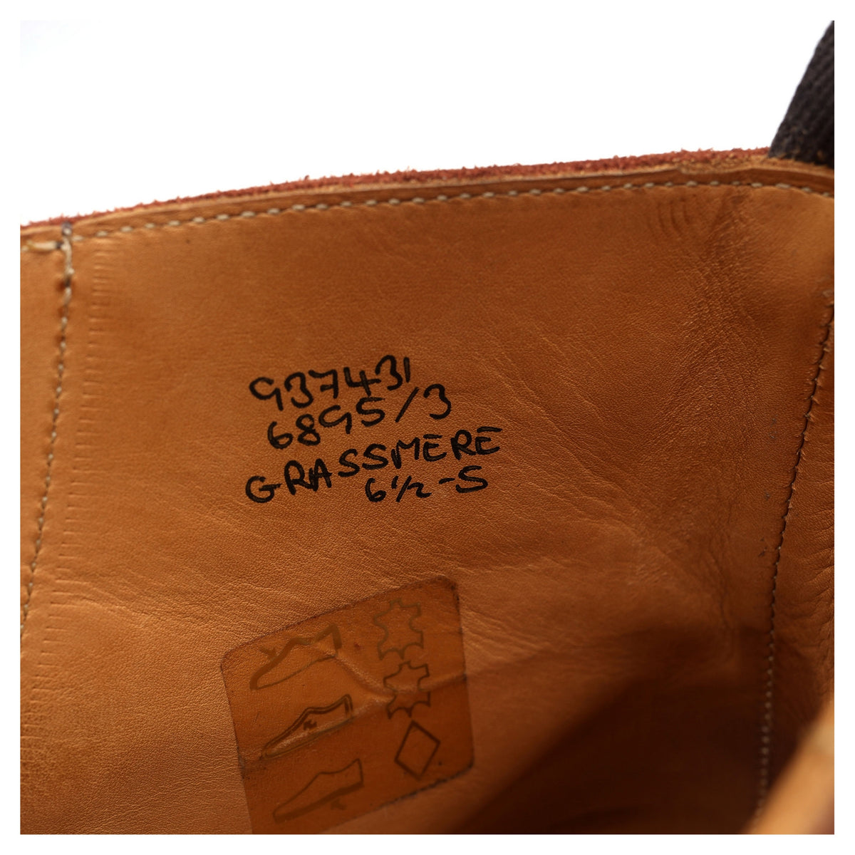 &#39;Grassmere&#39; Dark Brown Kudu Leather Derby Boots UK 6.5
