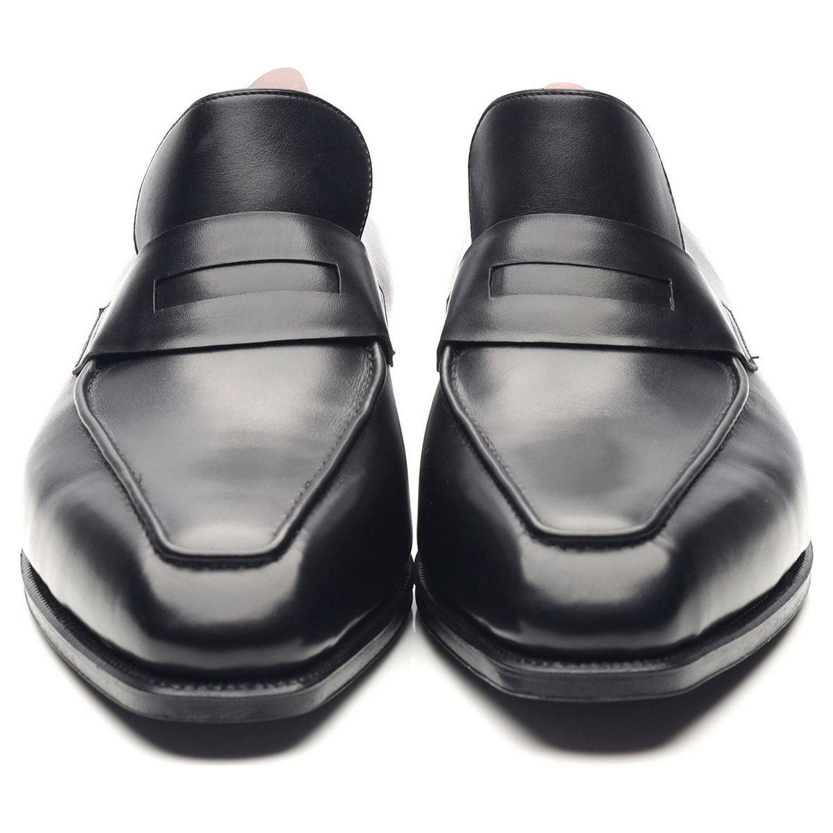 &#39;Yawl&#39; Black Leather Loafers UK 9 E