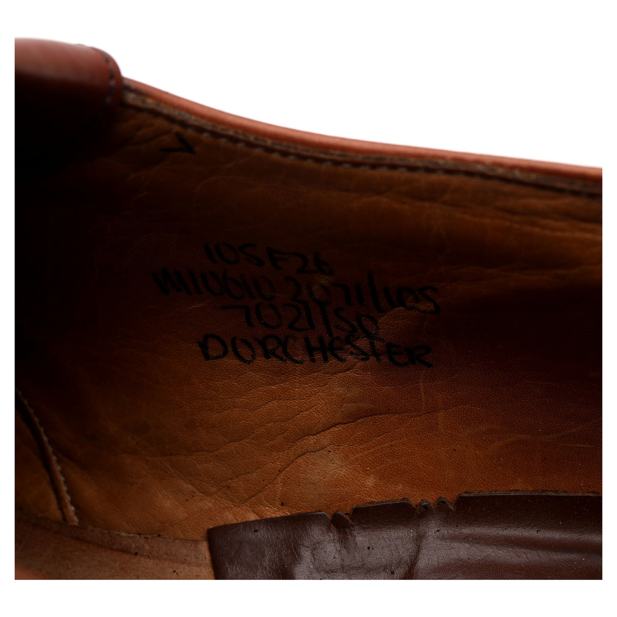 Vintage &#39;Dorchester&#39; Tan Brown Leather Fringe Tassel Loafers UK 10.5 F